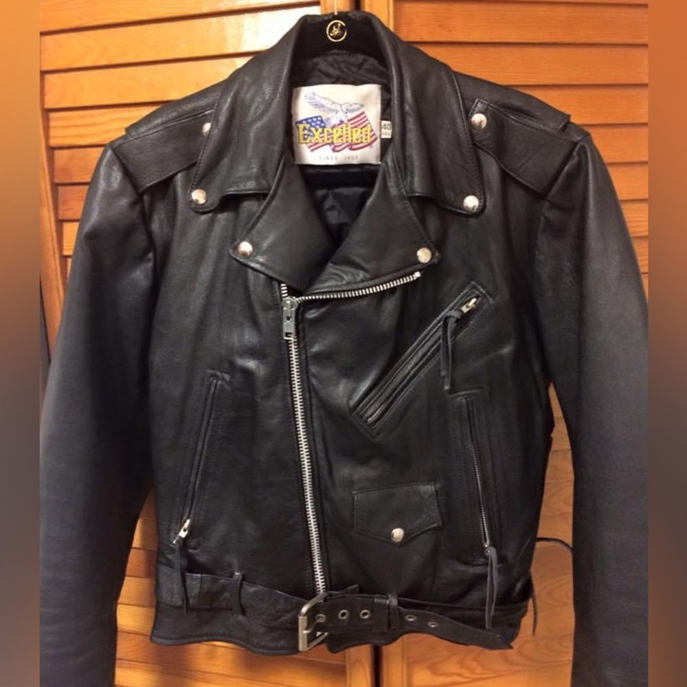 Excelled Leather Biker Jacket